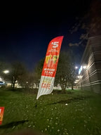 PREMIUM SINGLE OR DOUBLE SIDED 15 FOOT FLAG